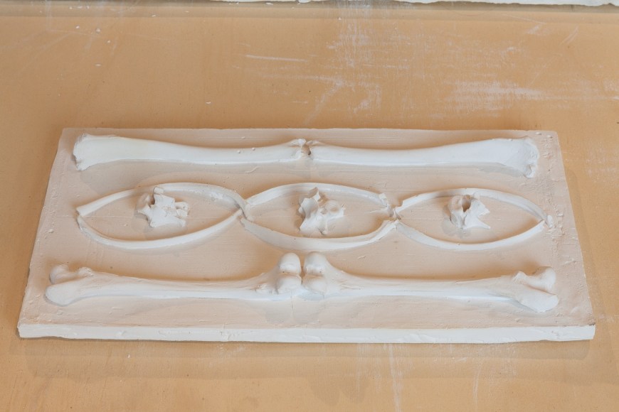 Michael Rakowitz,&nbsp;The Flesh Is Yours, The Bones Are Ours, 2015, Installation view at&nbsp;Galata Greek Primary School, 14th Istanbul Biennial, Turkey, 2015