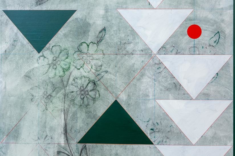 Kamrooz Aram, Ornamental Composition for Social Spaces (2) (detail), 2016