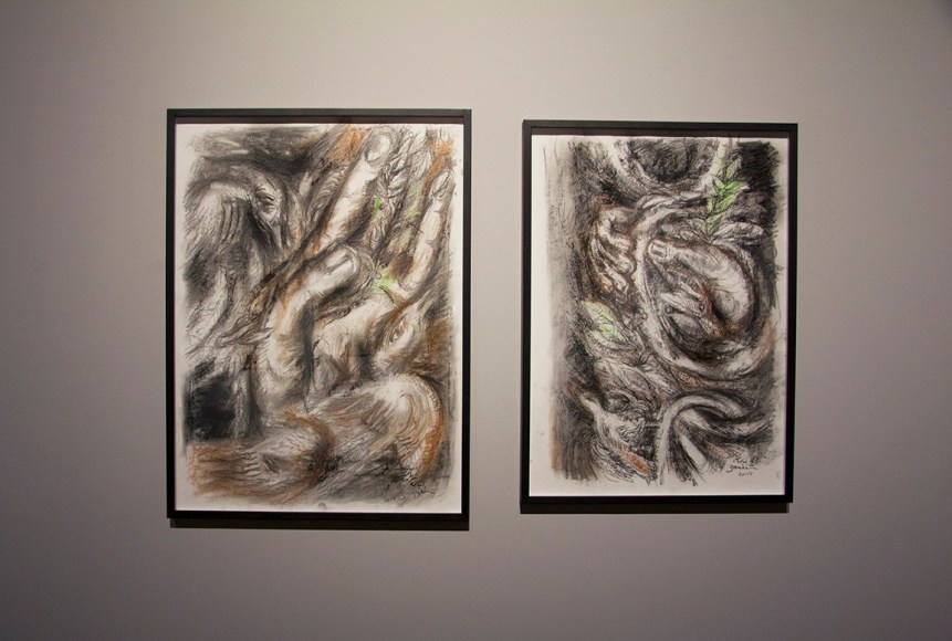 After the Deluge, Elias Zayat, Installation view at Green Art Gallery, Dubai, 2015