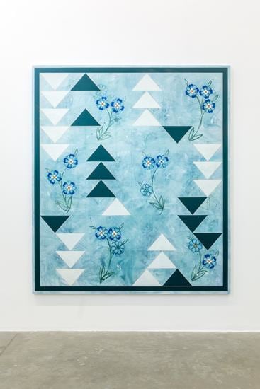 Kamrooz Aram, Ornamental Composition for Social Spaces (3), 2016, Oil, wax and pencil on canvas, 228.5 x 198&nbsp;cm