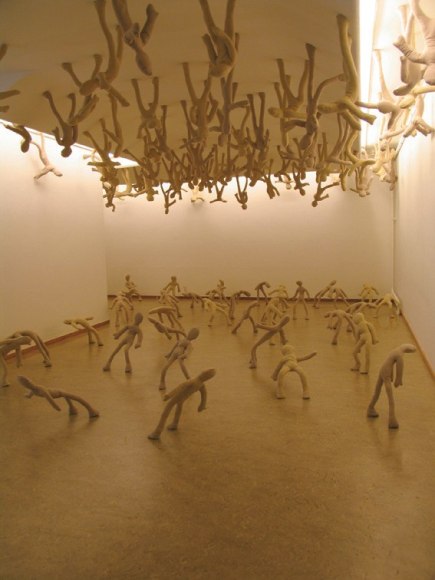 Hale Tenger, Being a Turk, 2002, Fabric dolls, audio by Serdar Ateser