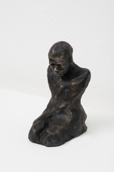 Ana Mazzei, Vilma, 2023-2024, Bronze with patina, concrete plinth