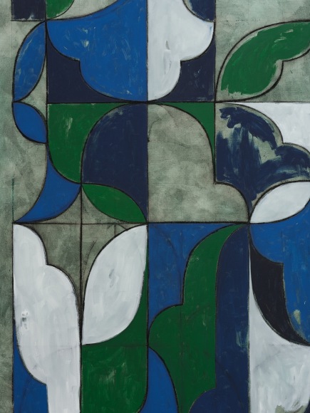 Kamrooz Aram, Arabesque Composition for a Distant Garden (detail), 2021