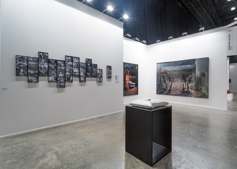 Installation view of Green Art Gallery at Art Dubai, 2013