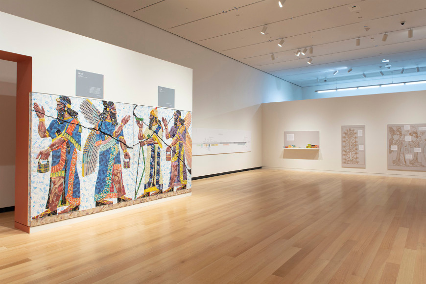 Michael Rakowitz: Nimrud, Installation view at Wellin Museum of Art, New York, 2020