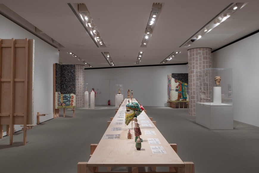 Allspice | Michael Rakowitz &amp;amp; Ancient Cultures, 2025, Installation view. A collaboration between NEON + the Acropolis Museum