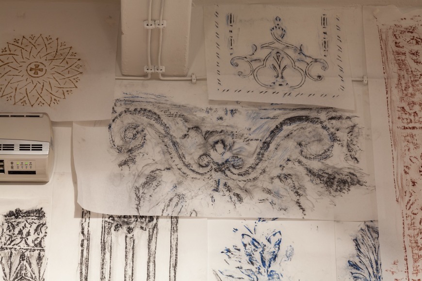 Michael Rakowitz,&nbsp;The Flesh Is Yours, The Bones Are Ours, 2015, Installation view at&nbsp;Galata Greek Primary School, 14th Istanbul Biennial, Turkey, 2015