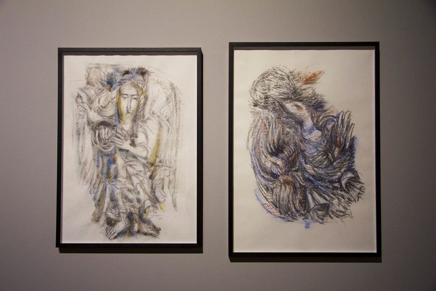 After the Deluge, Elias Zayat, Installation view at Green Art Gallery, Dubai, 2015