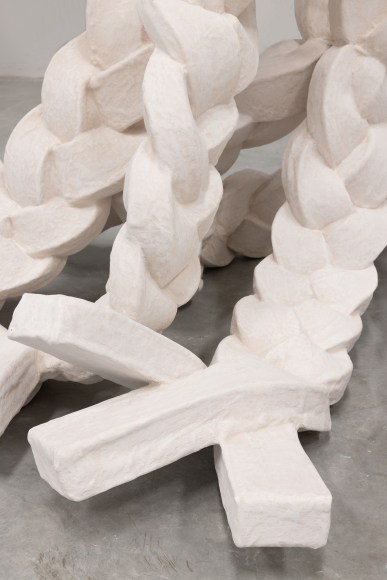 Afra Al Dhaheri, Hair has a mind of its own no.3 (detail), 2022