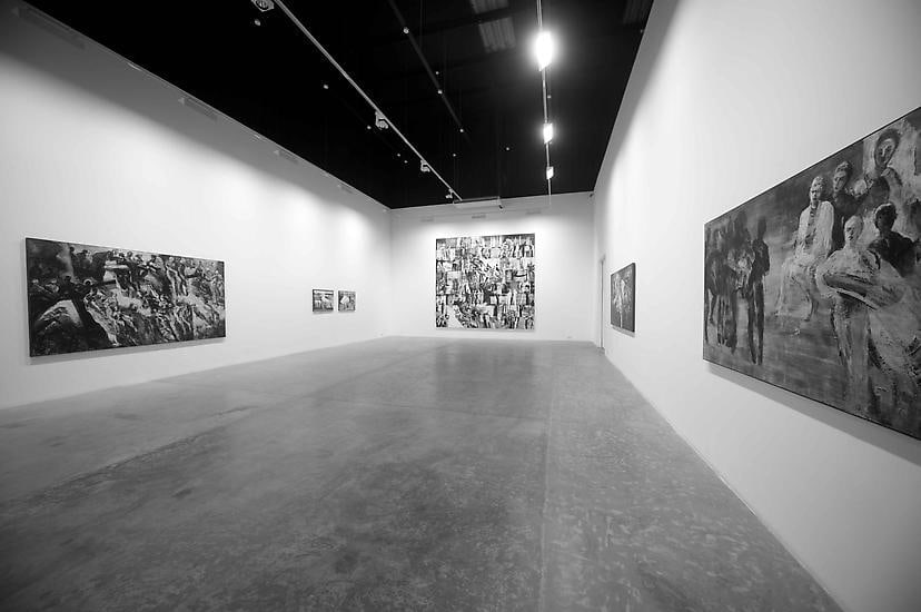 Grey Ash, Ahmad Moualla, Installation view at Green Art Gallery, Dubai, 2011