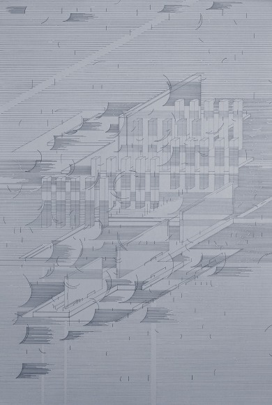 Seher Shah, Flatlands (Distance) (detail), 2015