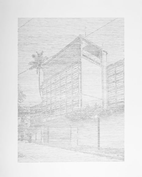 Seher Shah, Single&nbsp;Utopias (Golconde IV, Pondicherry), 2017, Graphite on paper, 127 x 101.6 cm