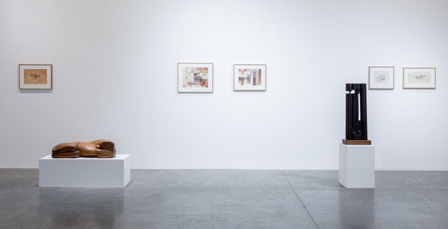 Poetry in Wood, Chaouki Choukini, Installation view at Green Art Gallery, Dubai, 2016