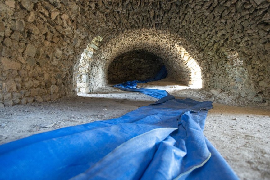 Hera B&uuml;y&uuml;ktaşciyan, My Eye&#039;s Pupil Is Your Nest,&nbsp;2021, Installation view at Autostrada Biennale,&nbsp;Prizren, Kosovo, 2021