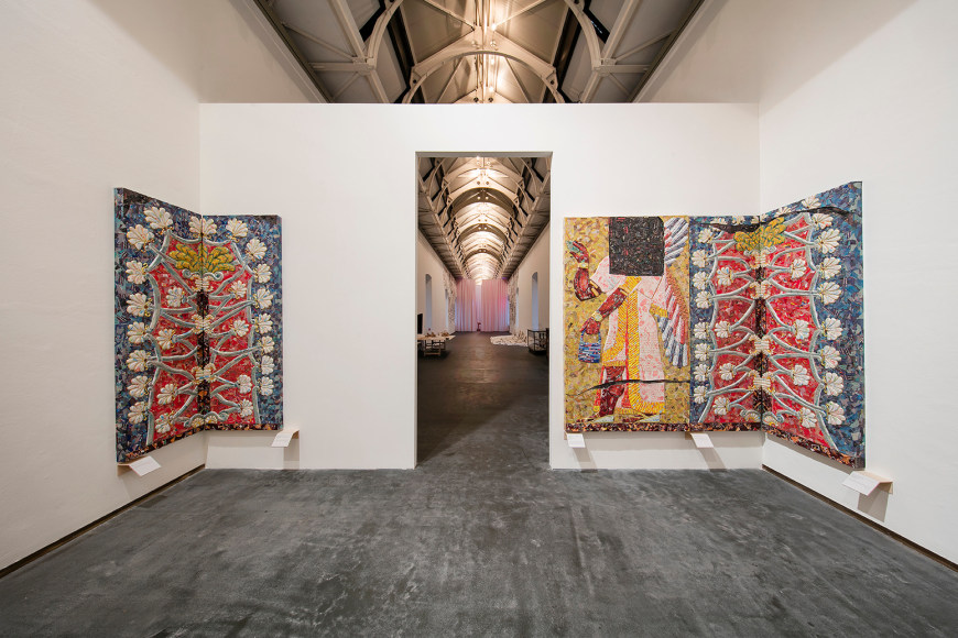 Michael Rakowitz. Imperfect Binding, Installation view at Castello di Rivoli Museo d&rsquo;Arte Contemporanea, Turin, Italy, 2019