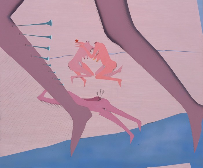 Maryam Hoseini,&nbsp;Toward Yes, Toward No II (detail),&nbsp;2020