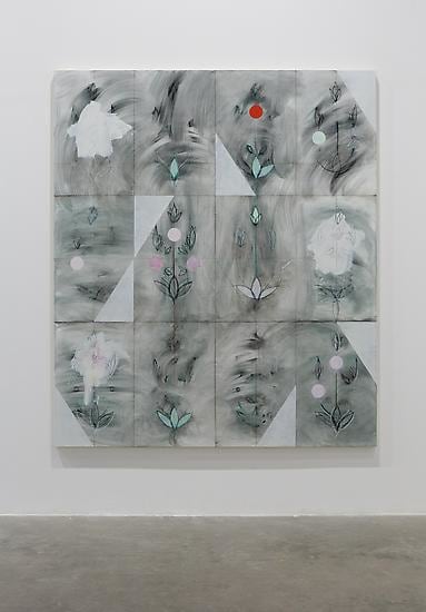 Palimpsest: Unstable Paintings for Anxious Interiors, Installation view at Green Art Gallery, Dubai, 2014