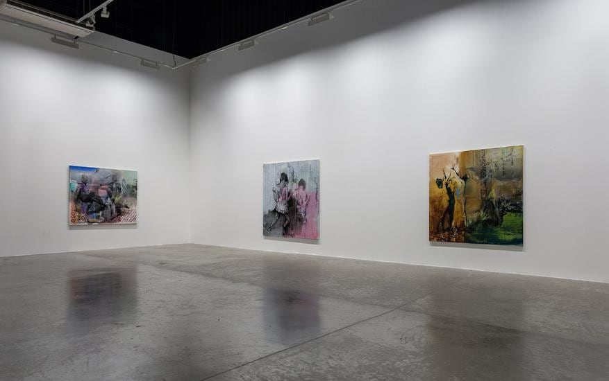 The Shining Path, Zsolt Bodoni, Installation view at Green Art Gallery, Dubai, 2015