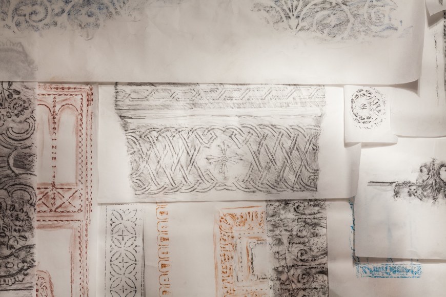 Michael Rakowitz,&nbsp;The Flesh Is Yours, The Bones Are Ours, 2015, Installation view at&nbsp;Galata Greek Primary School, 14th Istanbul Biennial, Turkey, 2015