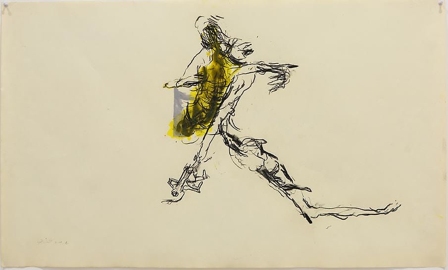 Shawki Youssef, Fragment  De-fragment, 2013, Mixed media on paper, 60 x 100 cm