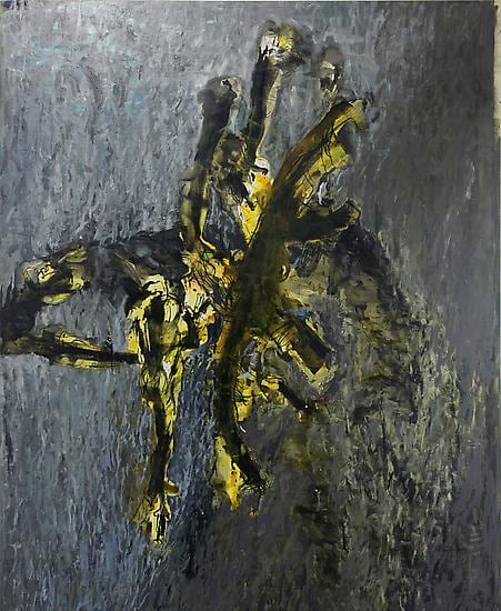 Shawki Youssef, Sea Presence, 2013, Mixed media on canvas, 147 x 180 cm