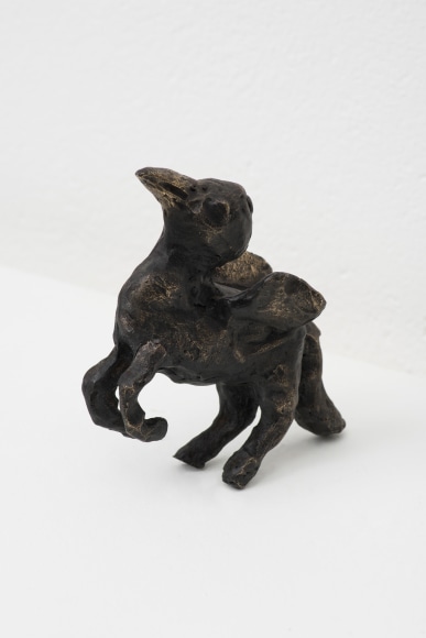 Ana Mazzei, Vincent, 2023-2024, Bronze with patina, concrete plinth