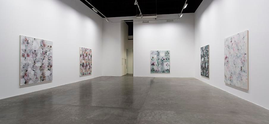 Palimpsest: Unstable Paintings for Anxious Interiors, Installation view at Green Art Gallery, Dubai, 2014