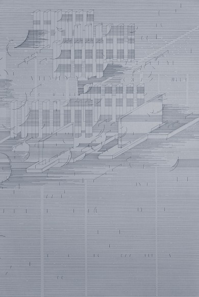 Seher Shah, Flatlands (Distance) (detail), 2015