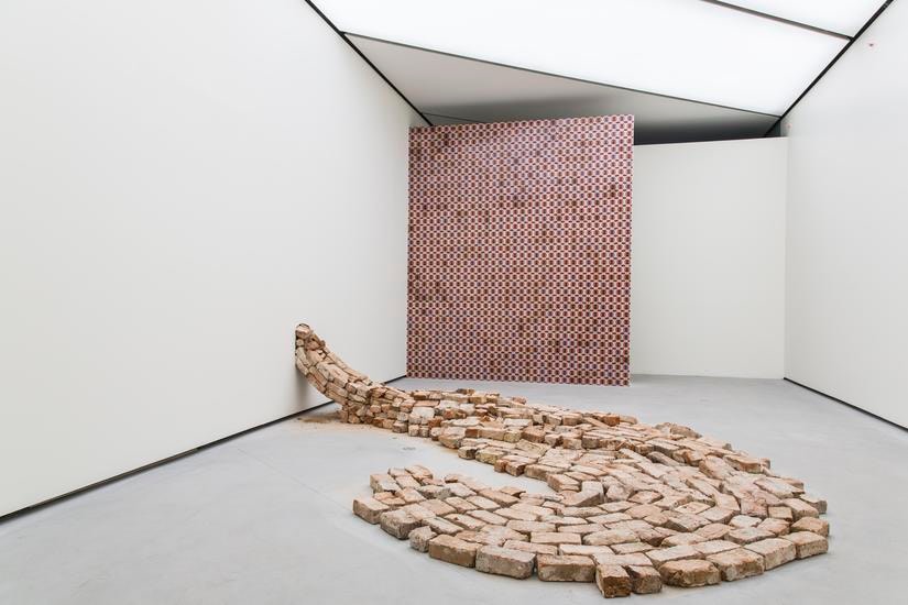 Hera B&uuml;y&uuml;ktaşcıyan, When Things Find Their Own Cleft, 2016, Installation view at ALT Bomonti, Istanbul, Turkey, 2016