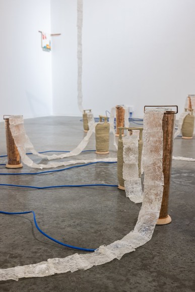 G&uuml;lşah Mursaloğlu, Merging Fields, Splitting Ends (Sequence III) (detail), 2021