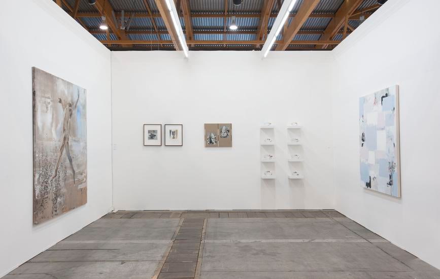 Installation view of Green Art Gallery, Dubai at&nbsp;Art Brussels, 2015