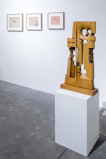 Poetry in Wood, Chaouki Choukini, Installation view at Green Art Gallery, Dubai, 2016