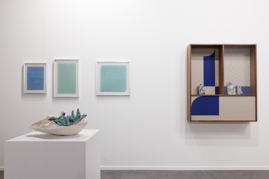 Installation view of Green Art Gallery at Art Dubai 2025