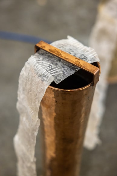 G&uuml;lşah Mursaloğlu, Merging Fields, Splitting Ends (Sequence III) (detail), 2021