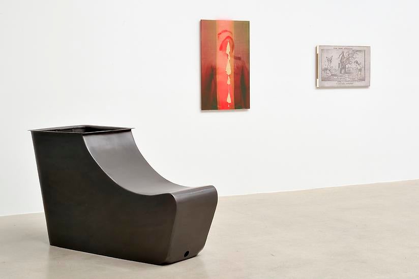 Shadi Habib Allah, Marat Bathtub, 2013, Steel sheets, fiberglass, 127 x 90 x 64 cm