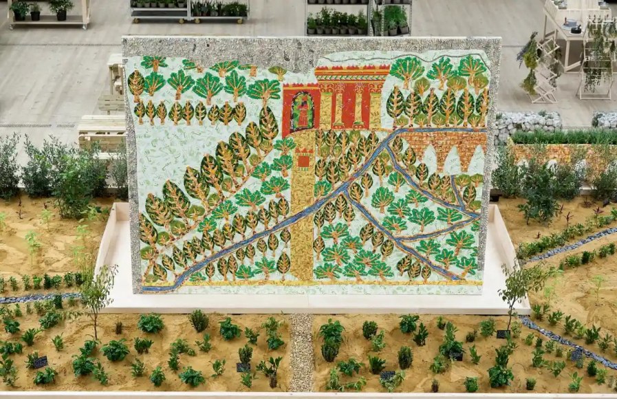 Michael Rakowitz: The Waiting Gardens of the North, Installation view at Baltic Centre for Contemporary Art, Gateshead, UK, 2023