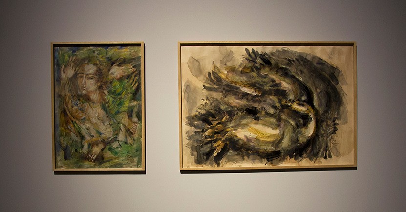 After the Deluge, Elias Zayat, Installation view at Green Art Gallery, Dubai, 2015