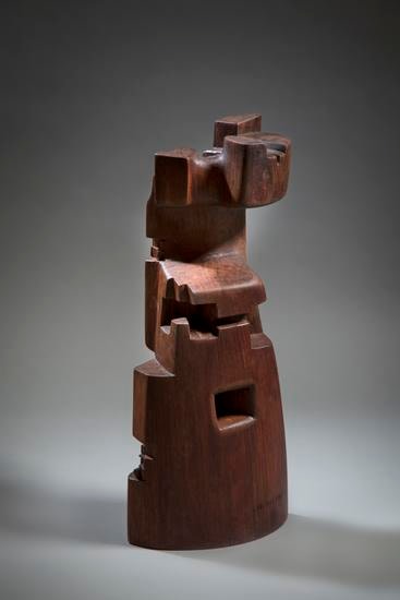 Chaouki Choukini, Tour, 2016, Bubinga, 57.5 x 24 x 17 cm