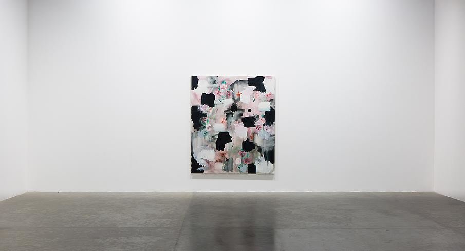 Palimpsest: Unstable Paintings for Anxious Interiors, Installation view at Green Art Gallery, Dubai, 2014