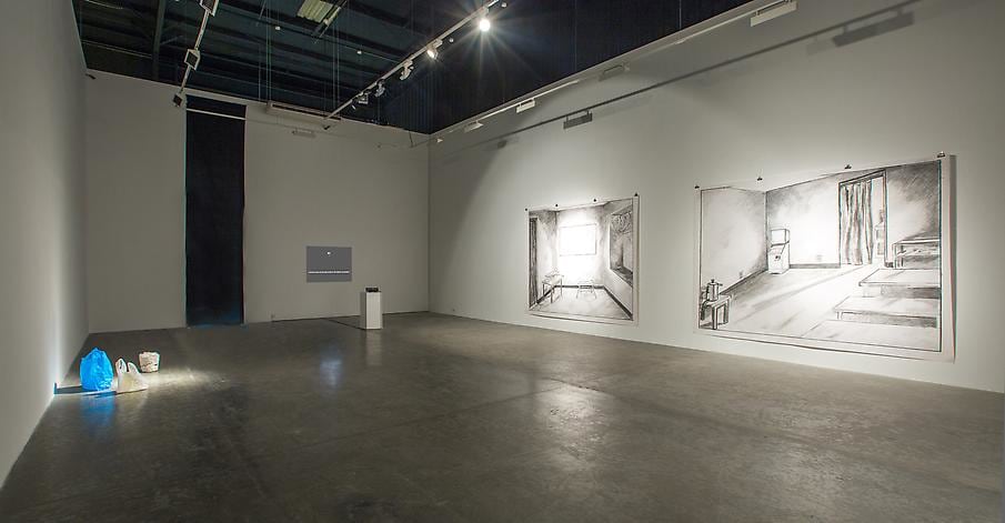 Evacuated Containers, Shadi Habib Allah, Installation view at Green Art&nbsp;Gallery, 2013