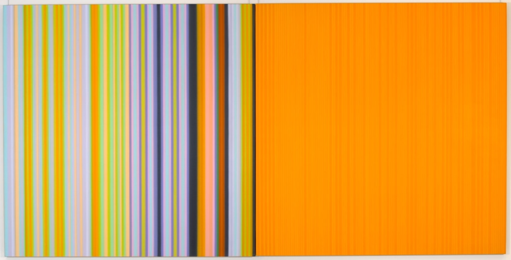 Surprise,&nbsp;Surprise, 2003, dyptich, acrylic on canvas, 64 x 128 inches, Albright-Knox Art Gallery