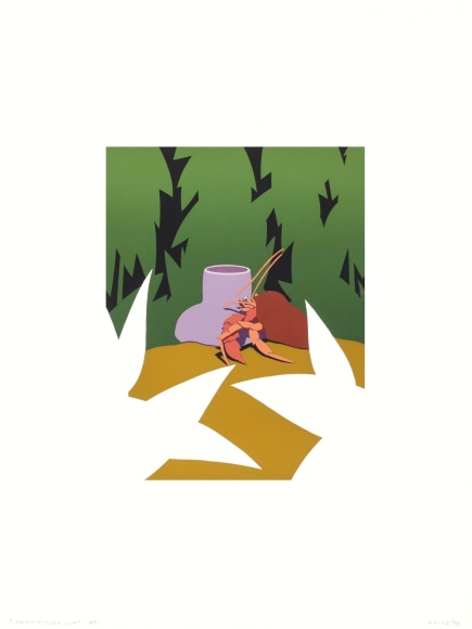 Ken Price Hermit Crab Cup 1972 Lithograph