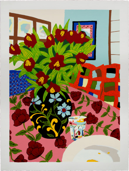 Kitchen Lilies, 2024, Screen Print, ed. 50