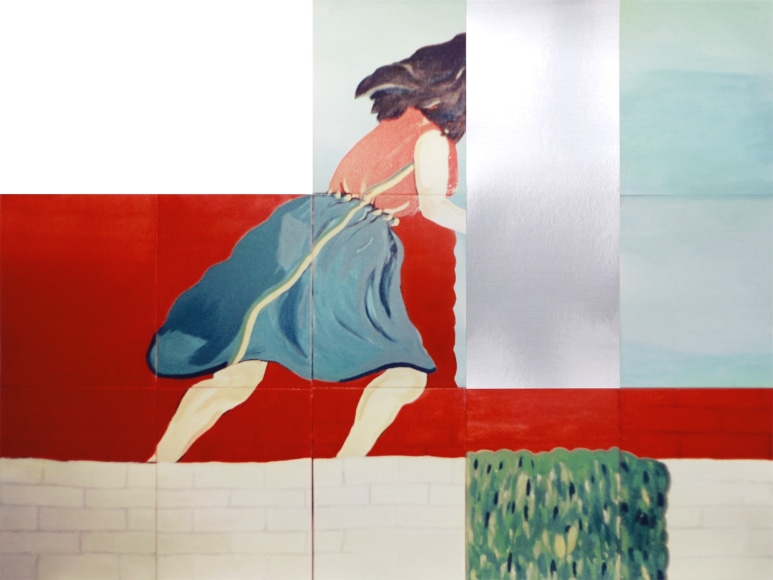 David Lamelas, Woman Running in Twelve Sections, 2009