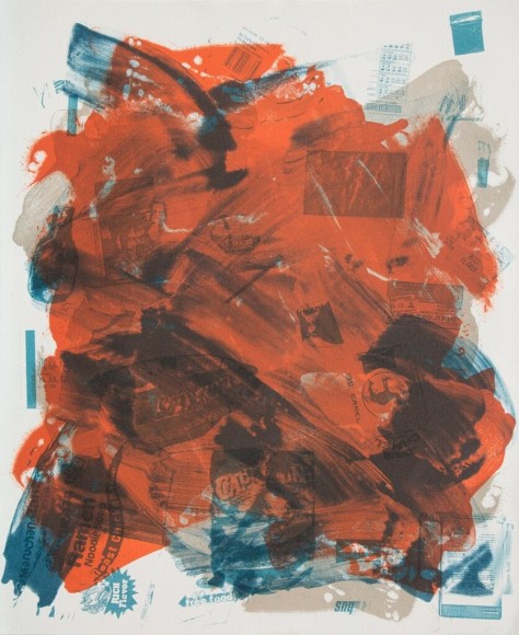 Mary Weatherford Union Ave, 2013 Lithograph, ed. 40