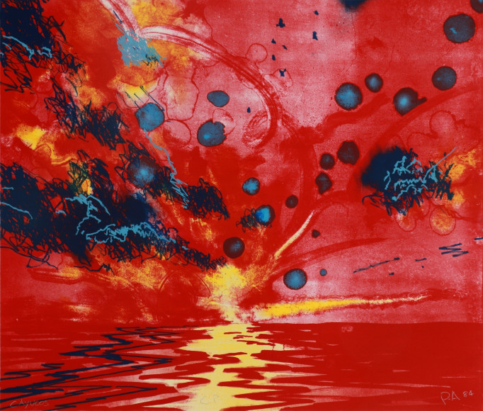 Peter Alexander  Cayucos  1984  Lithograph