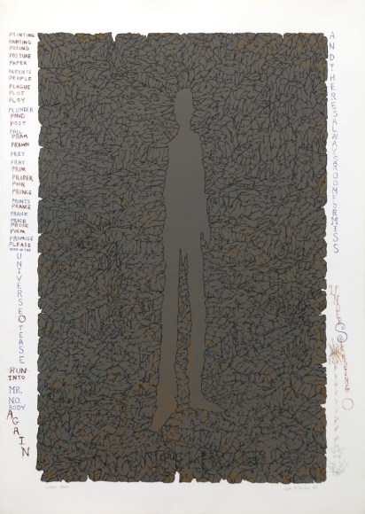 William T. Wiley Mr. Nobody, 1975 Lithograph, ed. 25