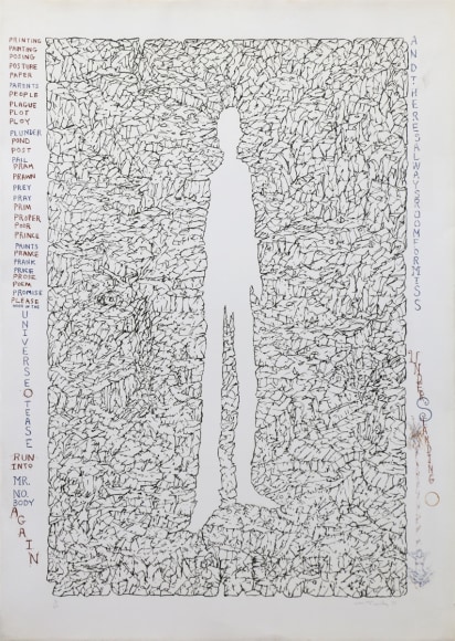 William T. Wiley Mr. Nobody, 1975 Lithograph, ed. 45