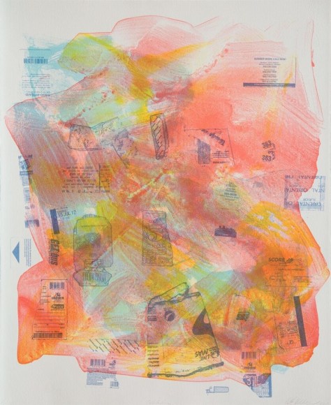 Mary Weatherford California, 2013 Lithograph, ed. 40