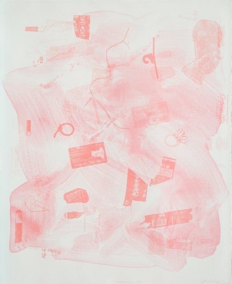 Mary Weatherford Panorama Drive, 2013 Lithograph, ed. 40